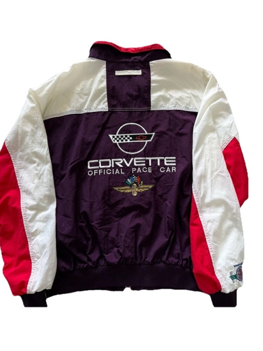 Swingsters Corvette Official Pace Car 95 Windbreaker - Purple, White, Red
